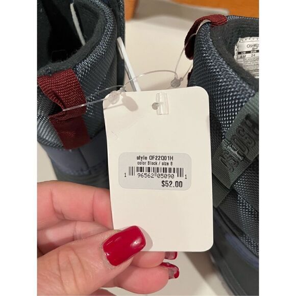 NWT OshKosh B’gosh Boys Splash Snow Boots Sz 8 Blue Black - Picture 7 of 8